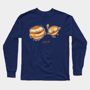 Conjunction of Jupiter and Saturn Long Sleeve T-Shirt